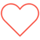 Icône cœur symbolisant une relation sérieuse