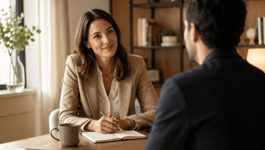 Accompagnement personnalisé dans une agence matrimoniale
